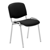 Stapelstuhl Palermo Click Chrom/ Schwarz